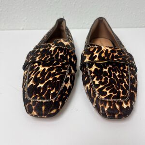 Halogen women loafers cheetah print size 6m